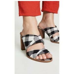 Madewell Gingham Mule Sandals